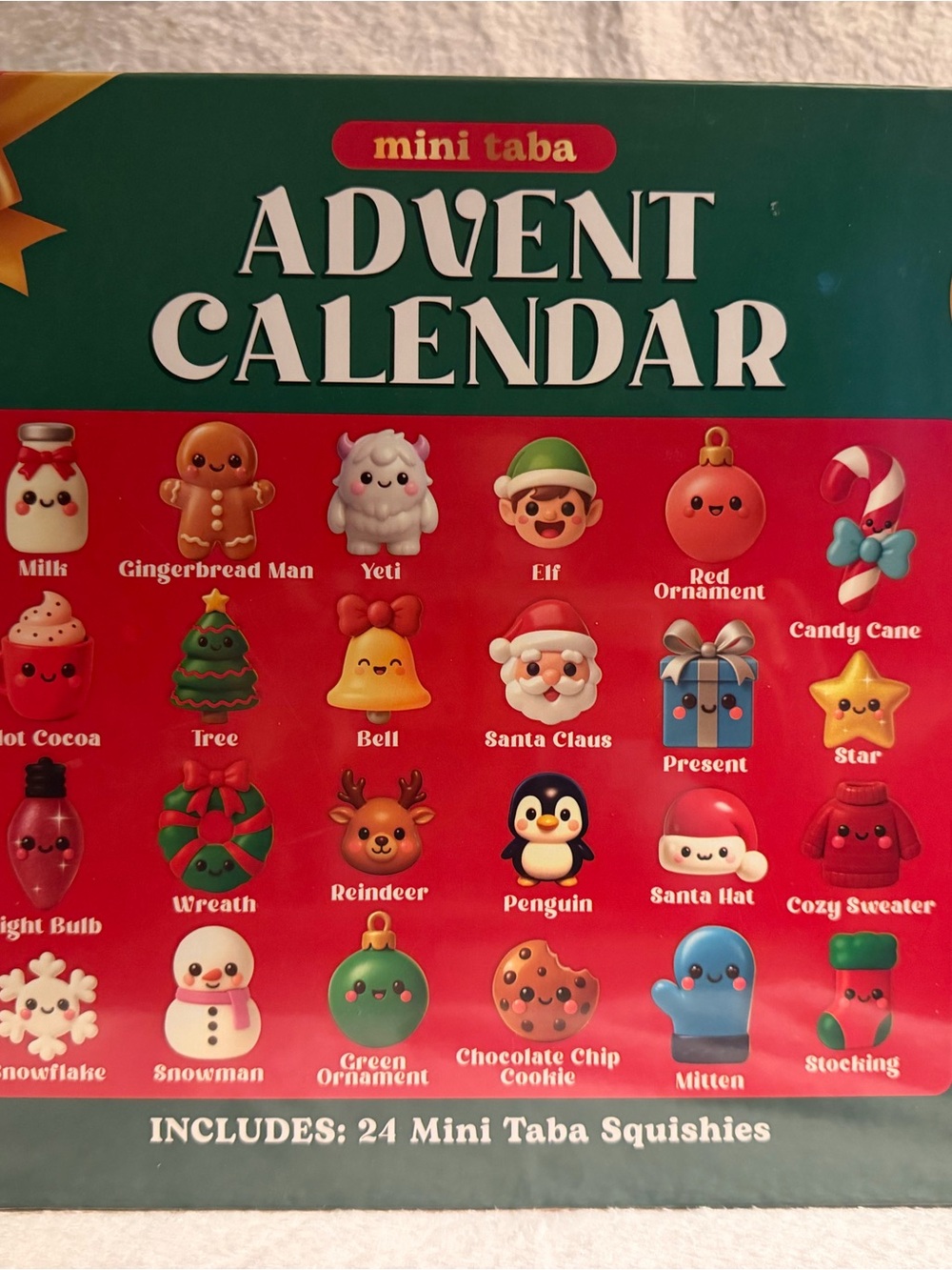 Taba Squishy Advent Calendar RMS - Picture 2 of 6